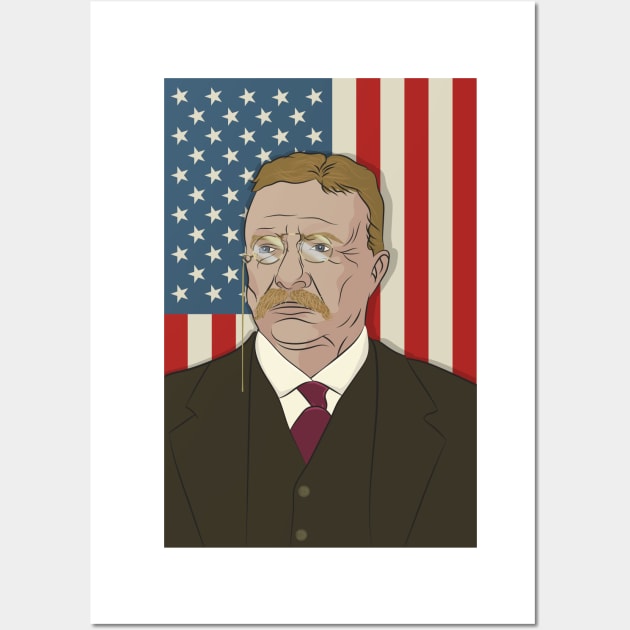 Theodore Roosevelt Campaign Poster _ Ready Wall Art by Vector Deluxe